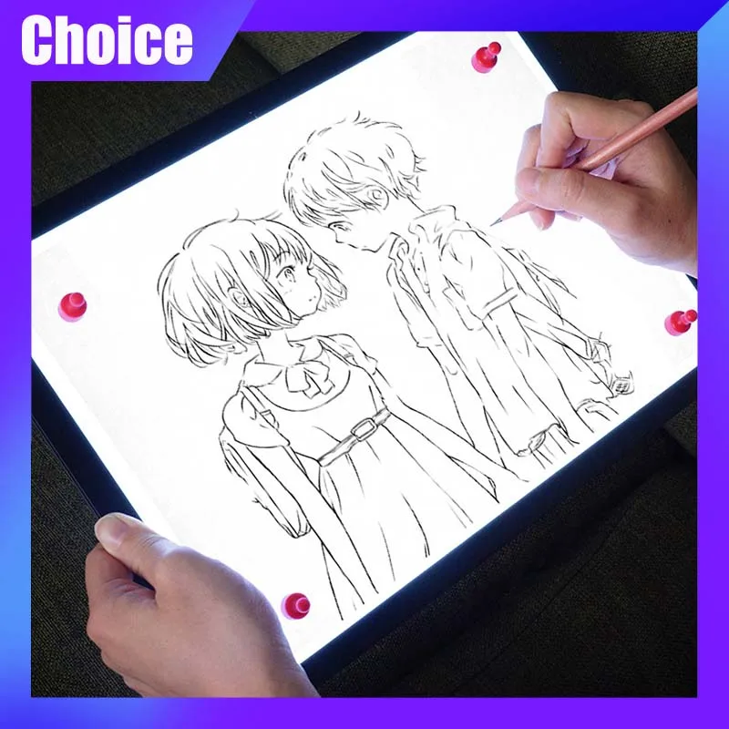 

A4 LED Light Pad Digital Drawing Penguin Magnetic Copy Table Student Art Painting Tools LED Sketch Copy Board School Supplies