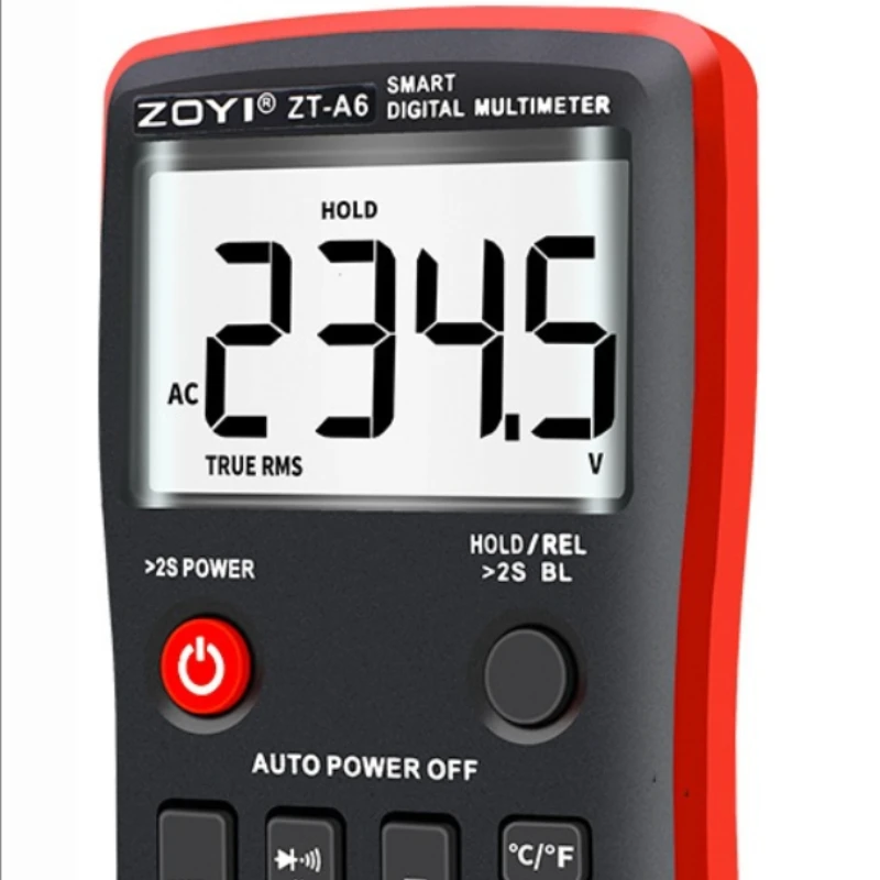 ZOYI ZT-A6 Digital Multimeter Professional Voltmeter AC DC Voltage Current Resistance Tester Multimeter Temperature NCV Meter