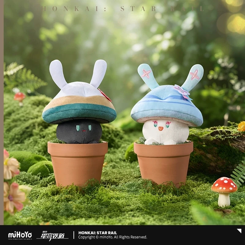 Official miHoYo Honkai: StarRail Licensed “Rabbit Mushroom & Mushroom Rabbit” Series Merchandise: Keychains, Plushies, and Gifts