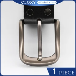 1PC 40mm Belt Buckle Men's Pin Buckle Brushed Alloy Waistband Parts Leather Craft Belt Accessories Fit for 38mm Strap