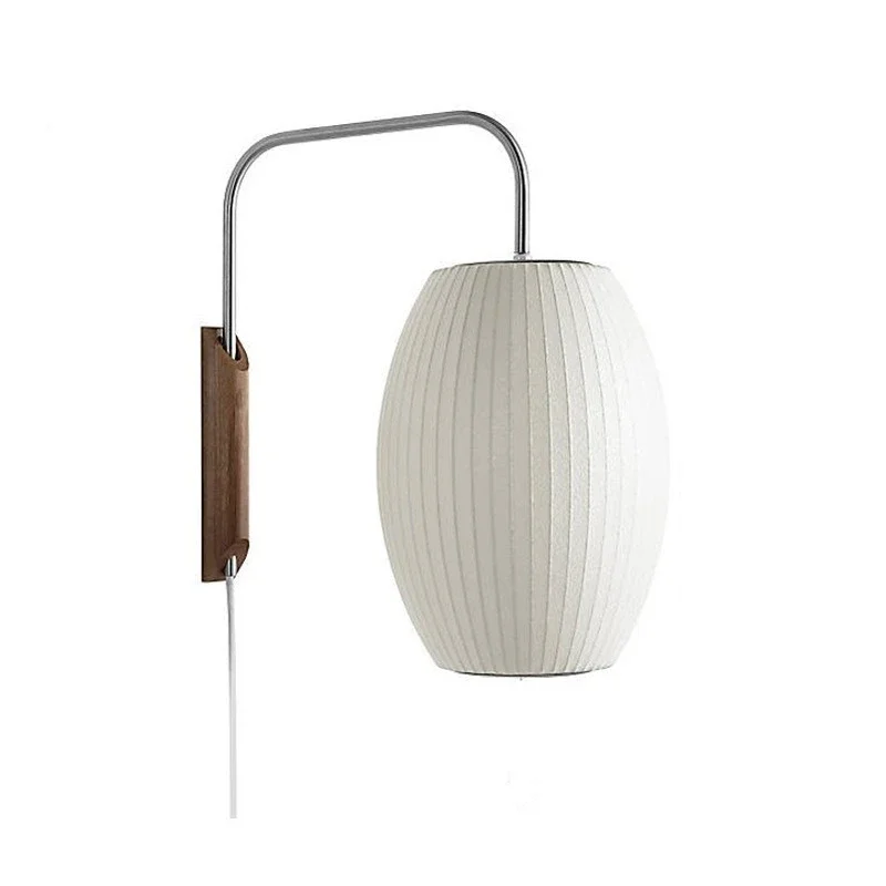 Imitation silk wabi wind Japanese Internet celebrity creative pull wire bed and breakfast lamp