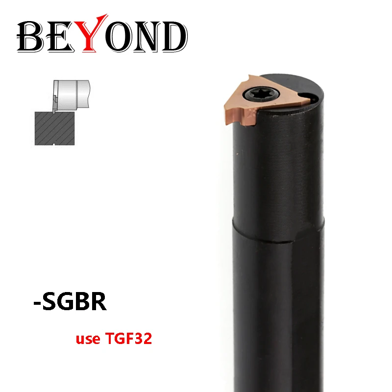 BEYOND S16Q S20R S25S SGBR16 SGBL16 SGBR Internal Grooving Turning Tool Holder CNC TGF32R/L Carbide Inserts Lathe Cutter Shank