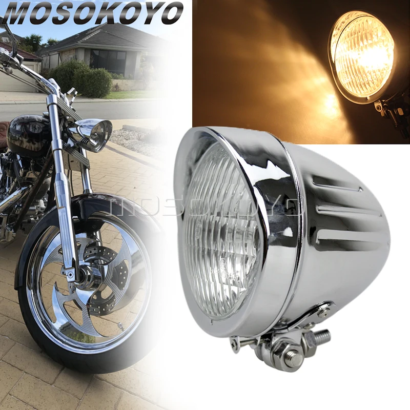 

Фара дальнего/ближнего света для мотоцикла Harley Softail Dyna Cruiser Bobber Chopper Sportster XL