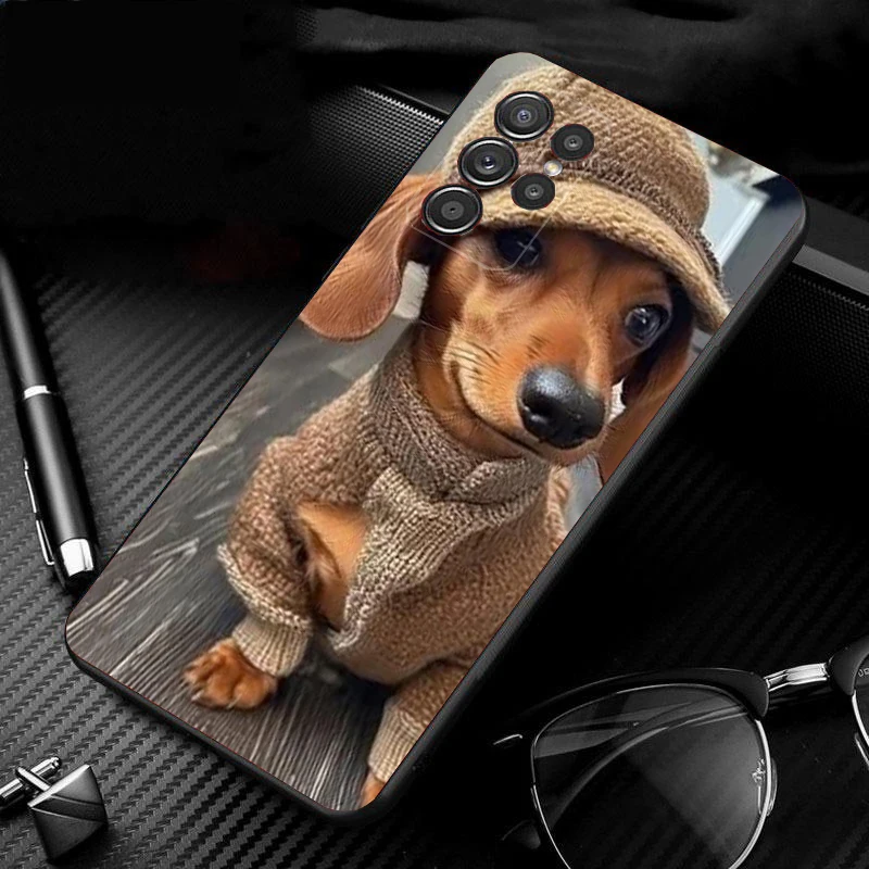 

Phone Case For Samsung Galaxy S25 S24 S23 S22 S21 Ultra S24 S23 S22 S21 S25 Plus S24 S20 FE Dachshund Dog