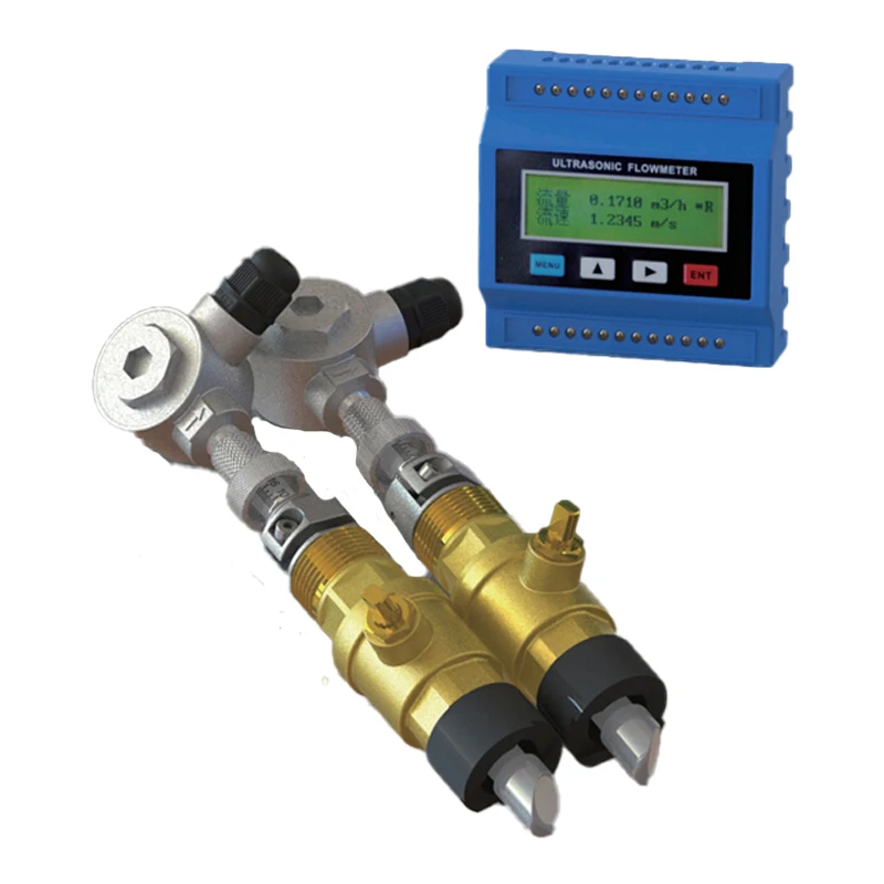 Medidor de flujo de agua ultrasónico con batería de alta precisión BOY-WF12 medidores de flujo de líquido ultrasónicos tipo enchufable