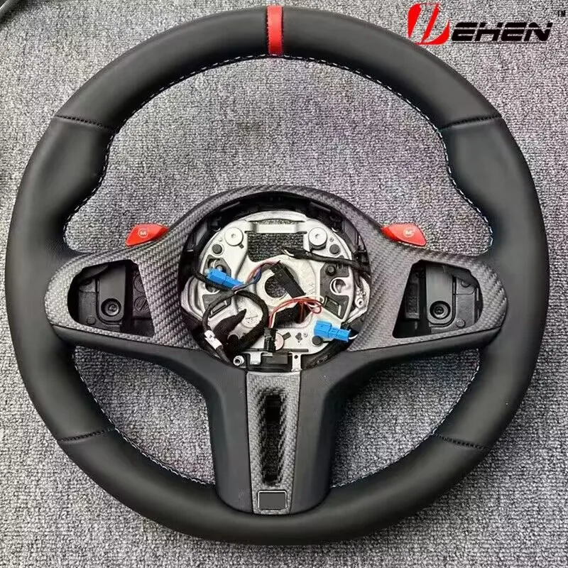 Suitable for BMW  M1 M2 M3 M4 M5 F40 F44 G20 G30 G22 G82 G80 X3 X4 X5 X6 3 4 G series carbon fiber steering wheel customization