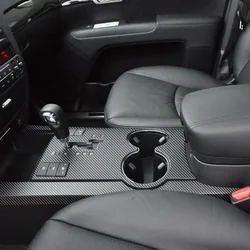 For KIA Mohave Borrego 2008-2015 Interior Central Control Panel Door Handle Carbon Fiber Stickers Decals Car styling Accessorie