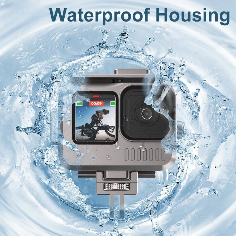 FF-c32j Waterdichte Behuizing Voor Go Pro Hero 11 10 9 Aluminiumlegering 30M Beschermende Schaal 360 Graden Panoramische Camera-Accessoires