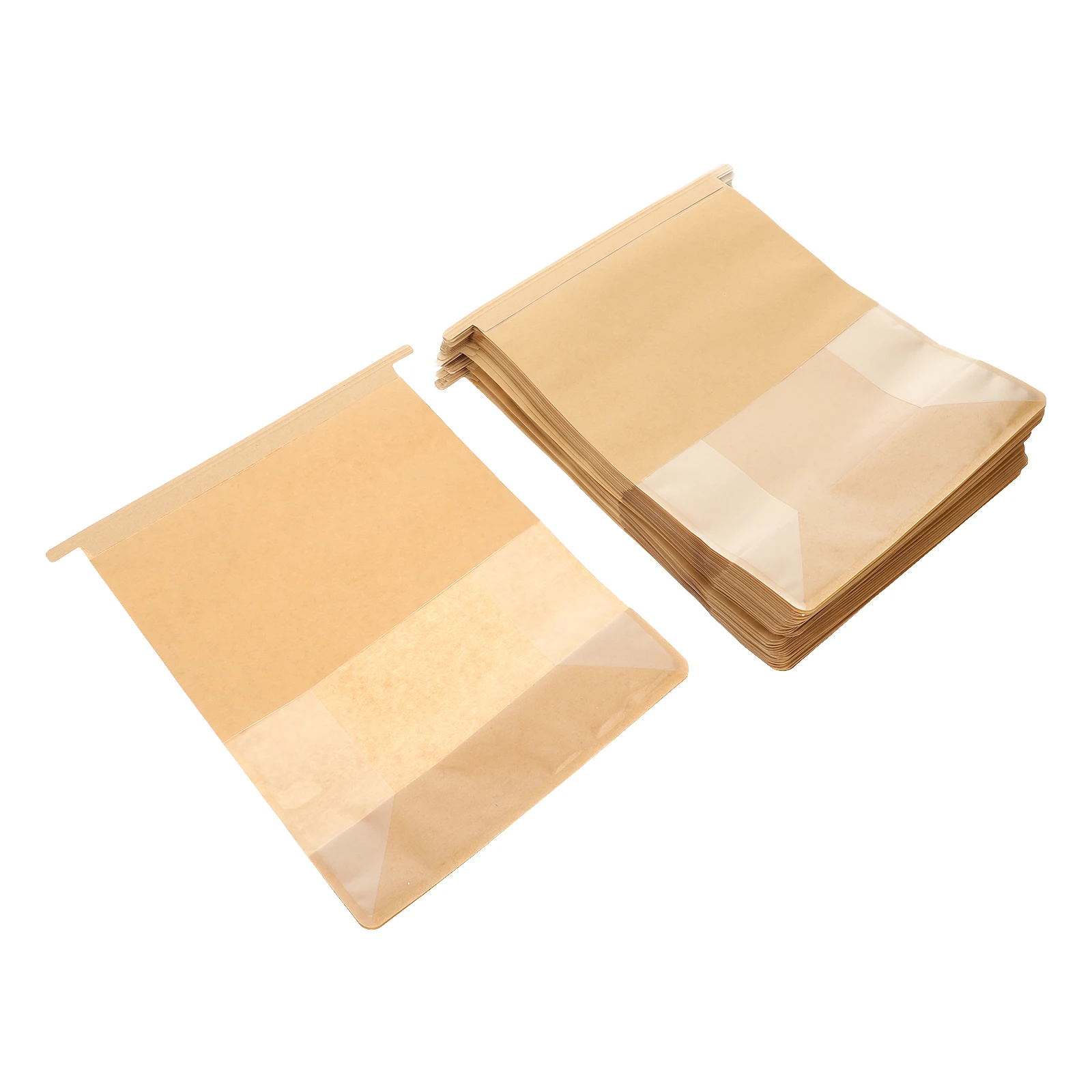 

50pcs Toast Packaging Bags Large Capacity Sealed Edge Bread Cookies Baking Paper Sandwich Bags Wrapping Pouches Kitchen Bar