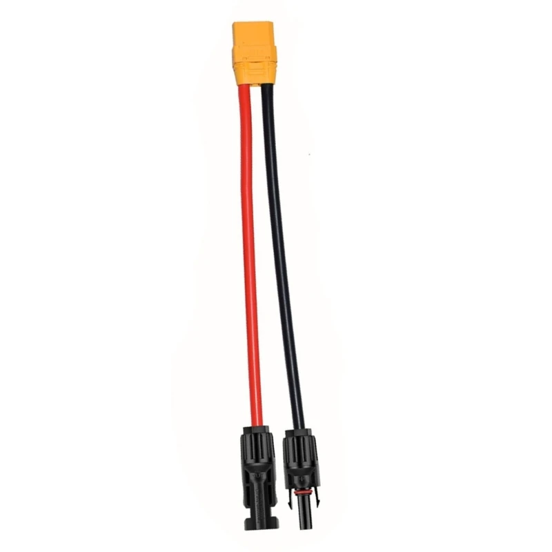 Solar Connectors to XT90 Adapter Extension Cable for Outdoor Power Equipment