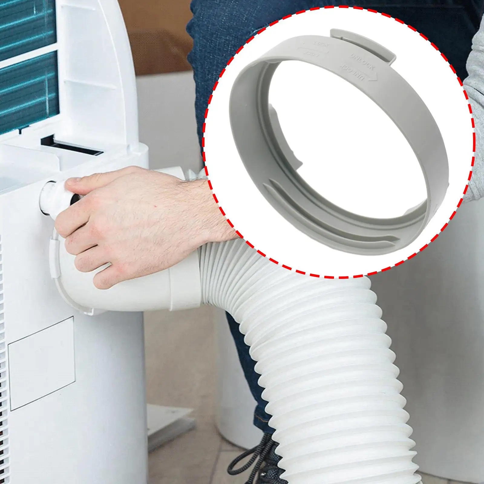Stay Cool Anywhere with our Ventilation Pipe Connector for Portable Air Conditioners Energy Efficient and Easy to Use