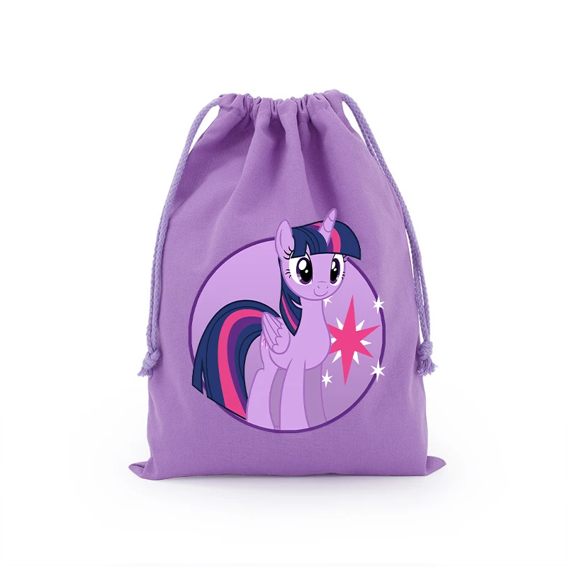 My Little Ponys Kordelzug-Tasche, süßes Einhorn, Geschenktüten, Kinder, Reisen, Geldbörse, Kinder, Schule, Federmäppchen, Damen, Kosmetiktasche, Geschenk