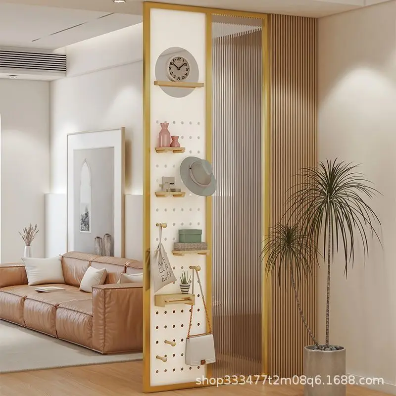 Cave plate screen Changhong glass partition wrought iron modern living room entrance entrance bathroom block home interior