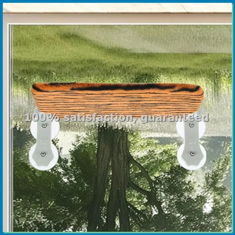 

Гамак-лежанка для кошек на окно с присосками, складное удобное оконное место для кошек на стеклянные и внутренние стены - A51M