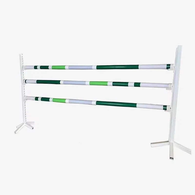 

Equestrian Show Jumping 3.5m PVC Pole Aluminum Iron Horse Jump for Competitive Equestrian Racing