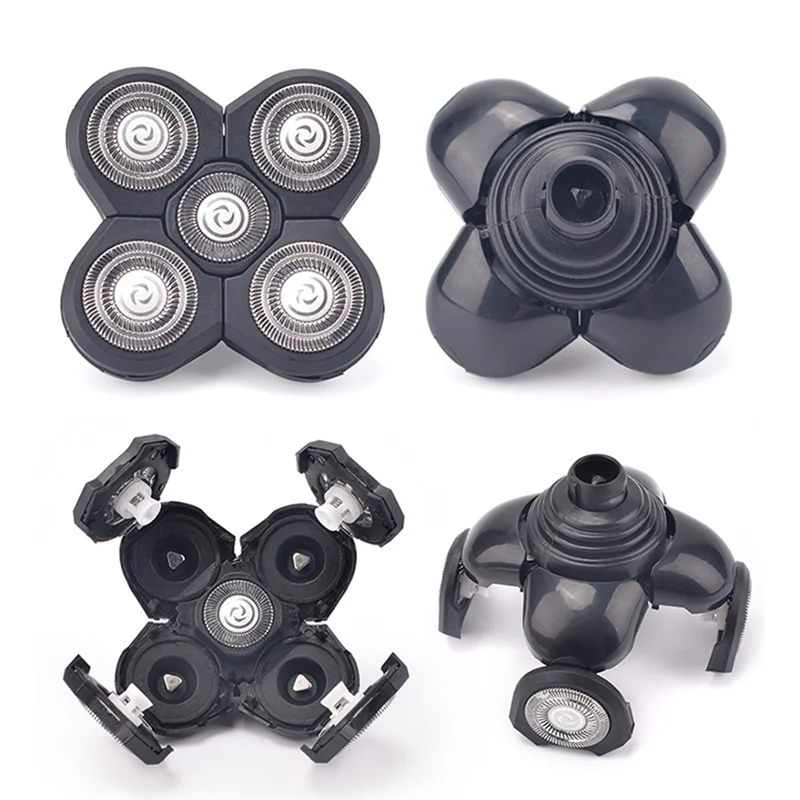 3PCS Replacement Shaver Head Electric Shaver 5 Cutter Floating Head Waterproof Stainless Steel Blade