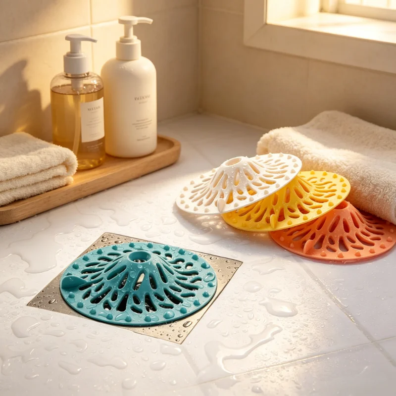 

1PCShower Drain Hair Catcher Sink Strainer Kitchen Bathtub Sewer Filter Cover Anti Clog Stopper Drainer Bathroom Accessories 1Pc