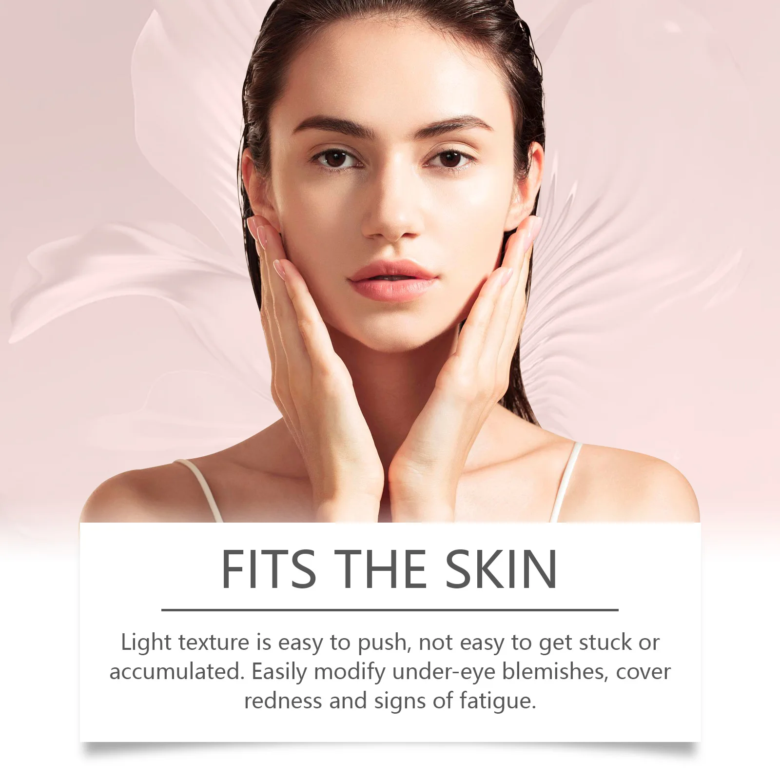 Sob os olhos iluminador corretivo à prova dwaterproof água rosto iluminador rugas capa alta cobertura círculo escuro corretivo maquiagem cosméticos 10g