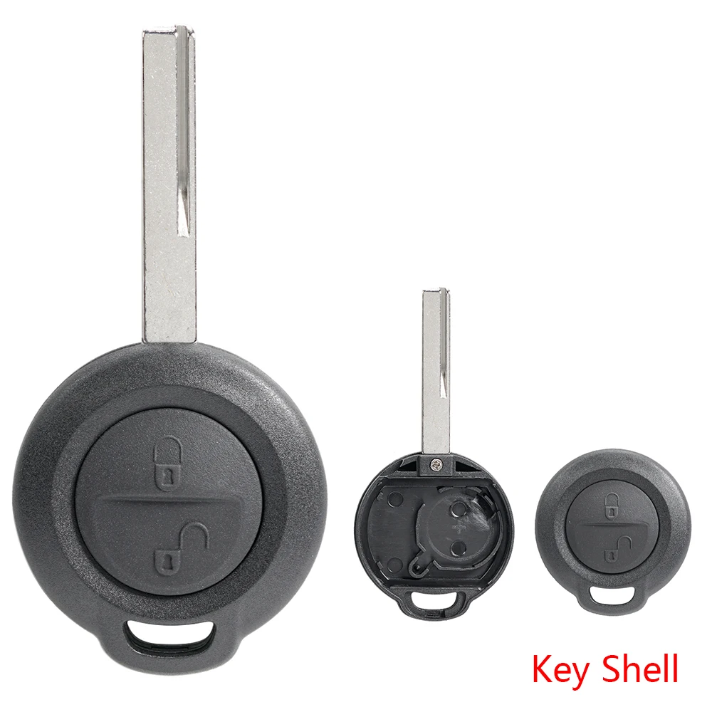 

2 Button Remote Key Fob Case Shell For Smart ForFour Mitsubishi Colt Warrior Carisma Spacestar