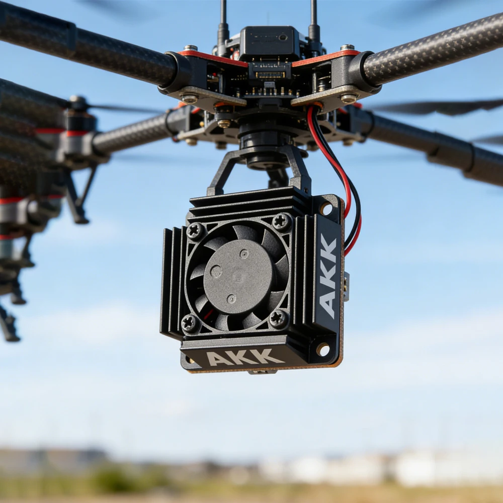 

AKK TX3000AC VTX 5.8GHz 96CH 3000mW FPV Video Transmitter for Drone Racing Wireless Video Transmitter