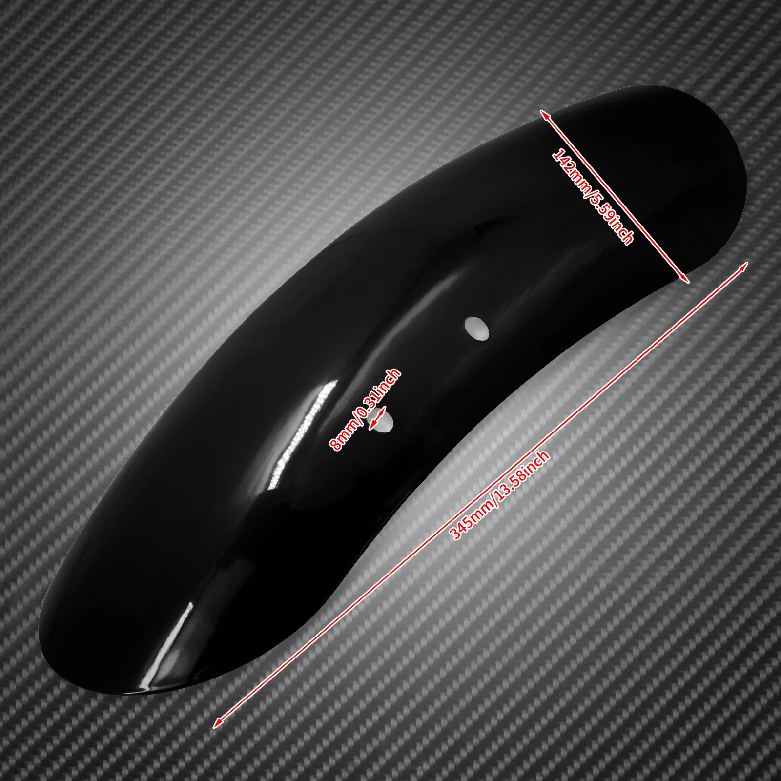 Motorcycle Custom Short Front Fender Cover Black Steel Iron For Harley Sportster Forty Eight XL1200X 2010-2017 16 15 14 13 12 11