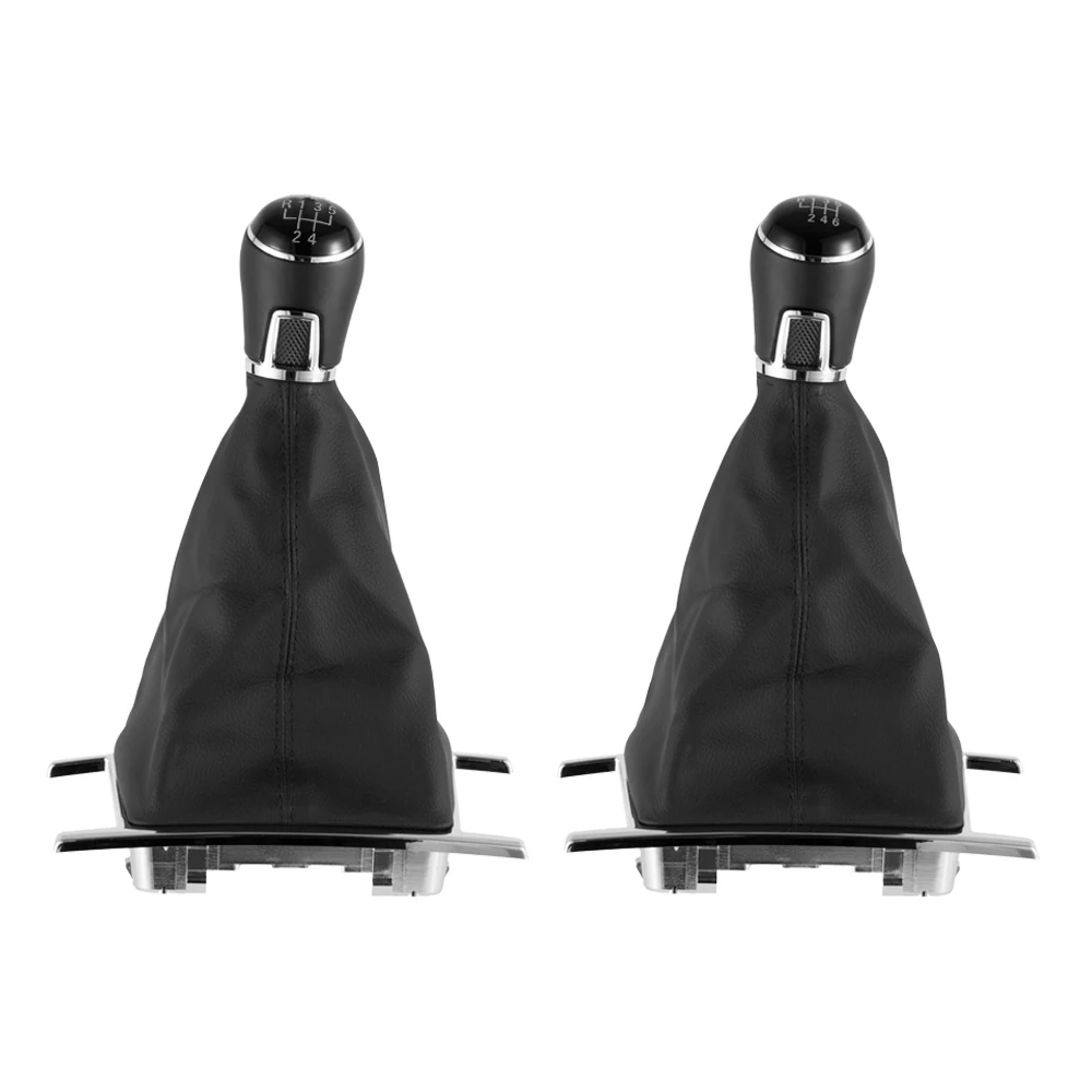 Neues Produkt Schaltknauf 5/6 Gang Innenzubehör für VW Amarok 2010–2022, wunderschöne Autoteile aus Leder im Vintage-Design ﻿ – Detail 1
