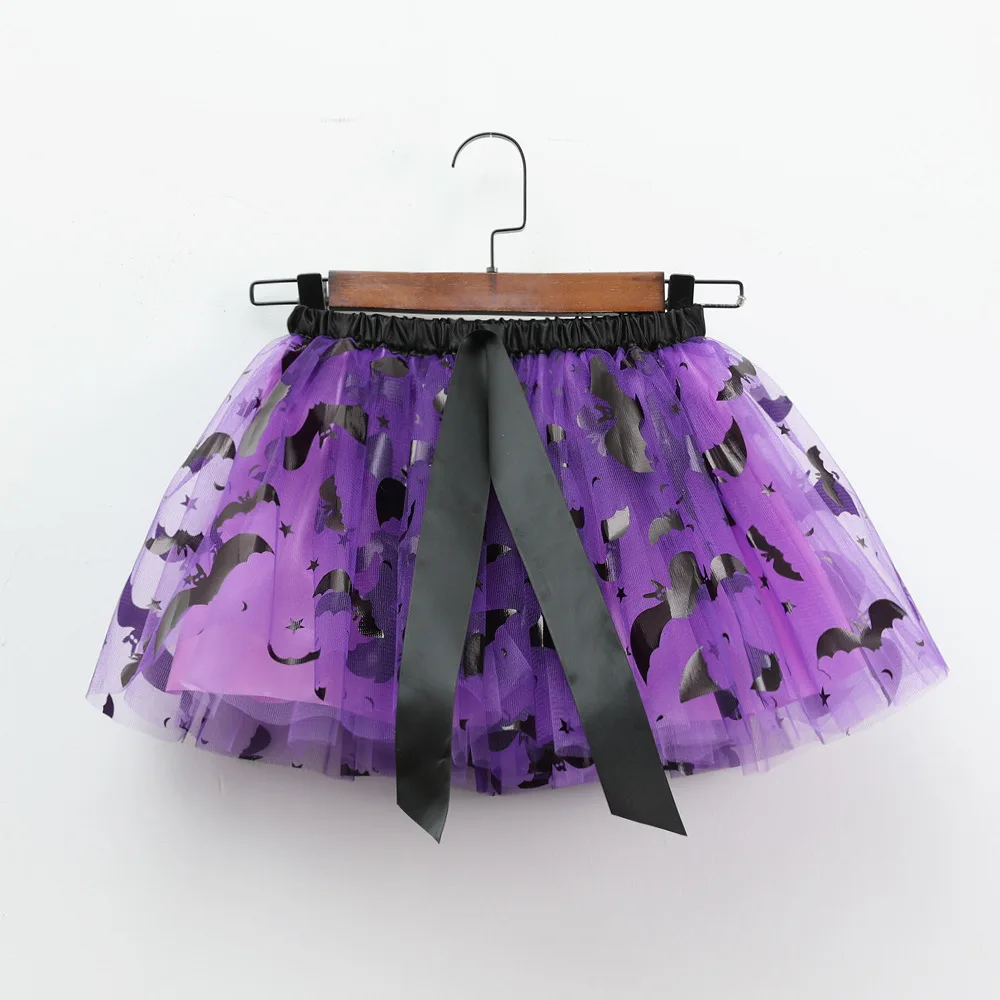 Mädchen Tutu Rock Kinder Ballett Prinzessin Pettis kirt flauschige Tüll Röcke schöne Ballkleid Halloween Kürbis Kinder Kleidung Baby – Detail 33