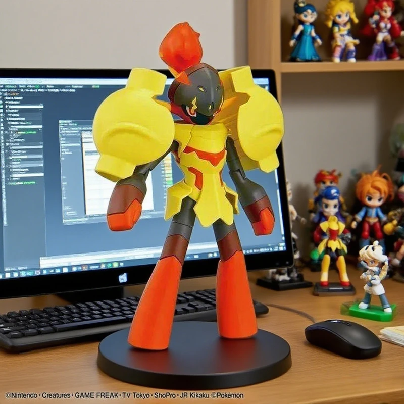 bandai-pokemon-plamo-collection-58-scarlet-violet-armarouge-anime-action-figure-model-toy-assembly-in-stock