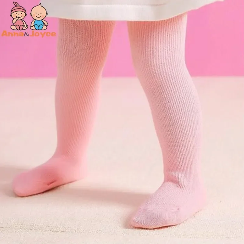 Baby Spring Autumn Tights Cotton Baby Girl Pantyhose Kid Infant Knitted Collant Tights Soft Infant Clothing 0-36months