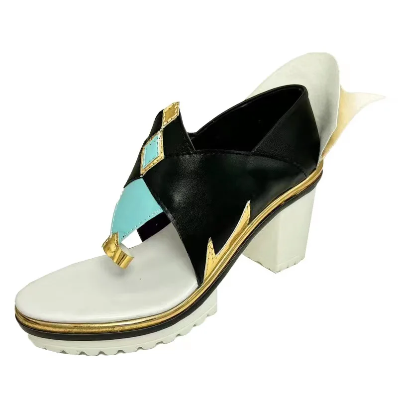 أحذية لعبة Genshin تأثير شينهي تأثيري ، أحذية أنيمي لوليتا