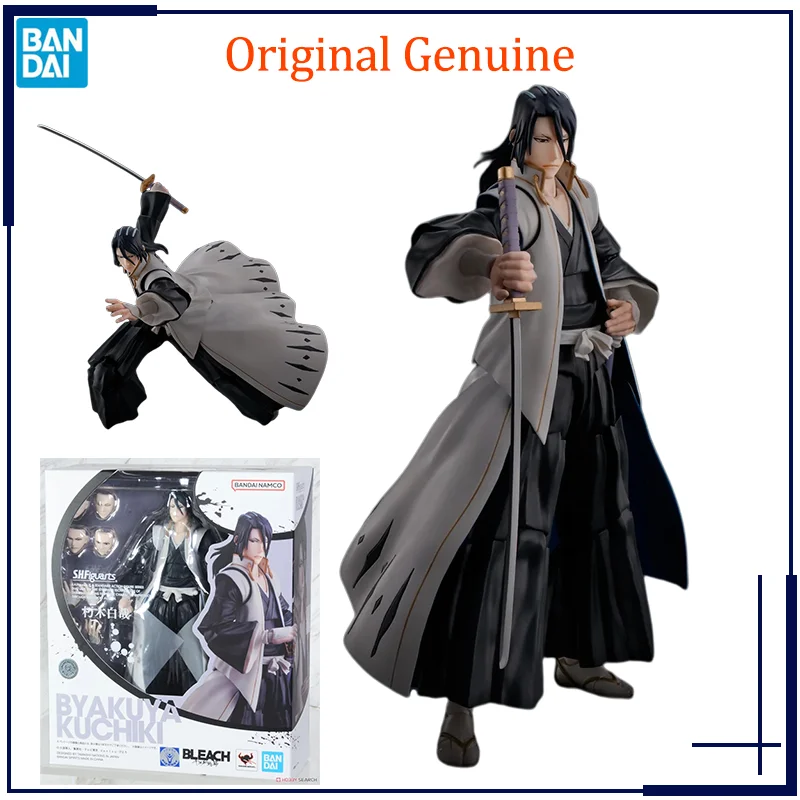 

Original Genuine S.H.Figuarts BLEACH Byakuya Kuchiki Thousand Year Blood War Byakuya Bandai Anime Model Toys Action Figure Gifts