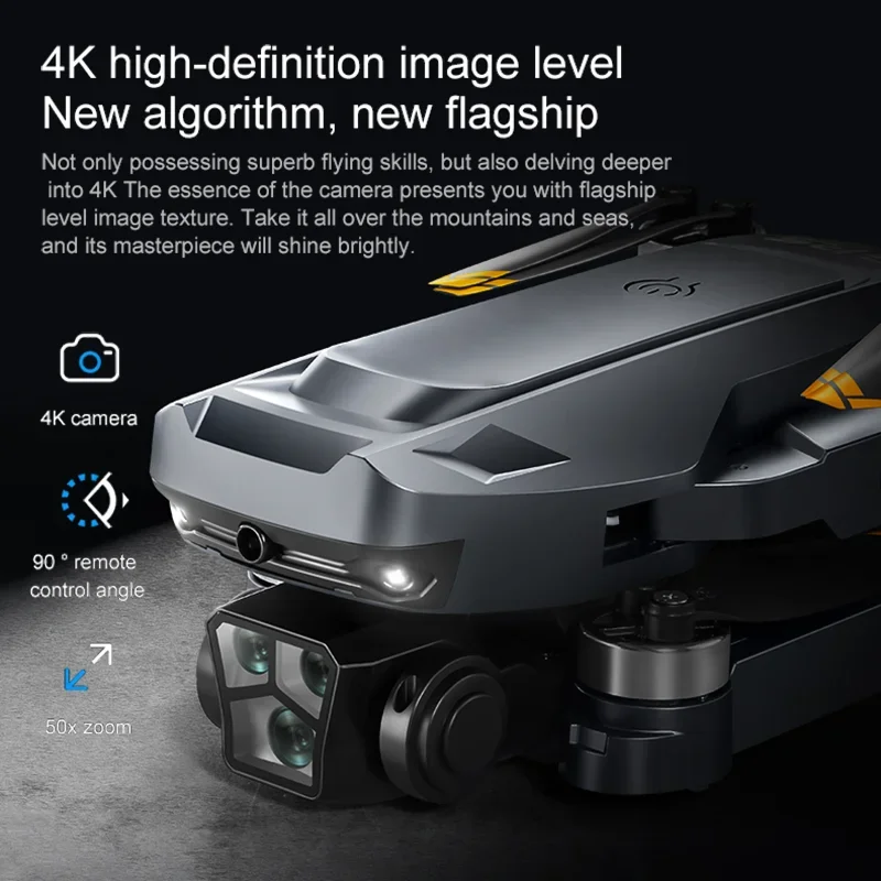 K811 MAX Drone GPS retour 4K HD double caméra 5G WIFI Intelligent évitement d'obstacles Quad axe sans brosse photographie aérienne dépliants