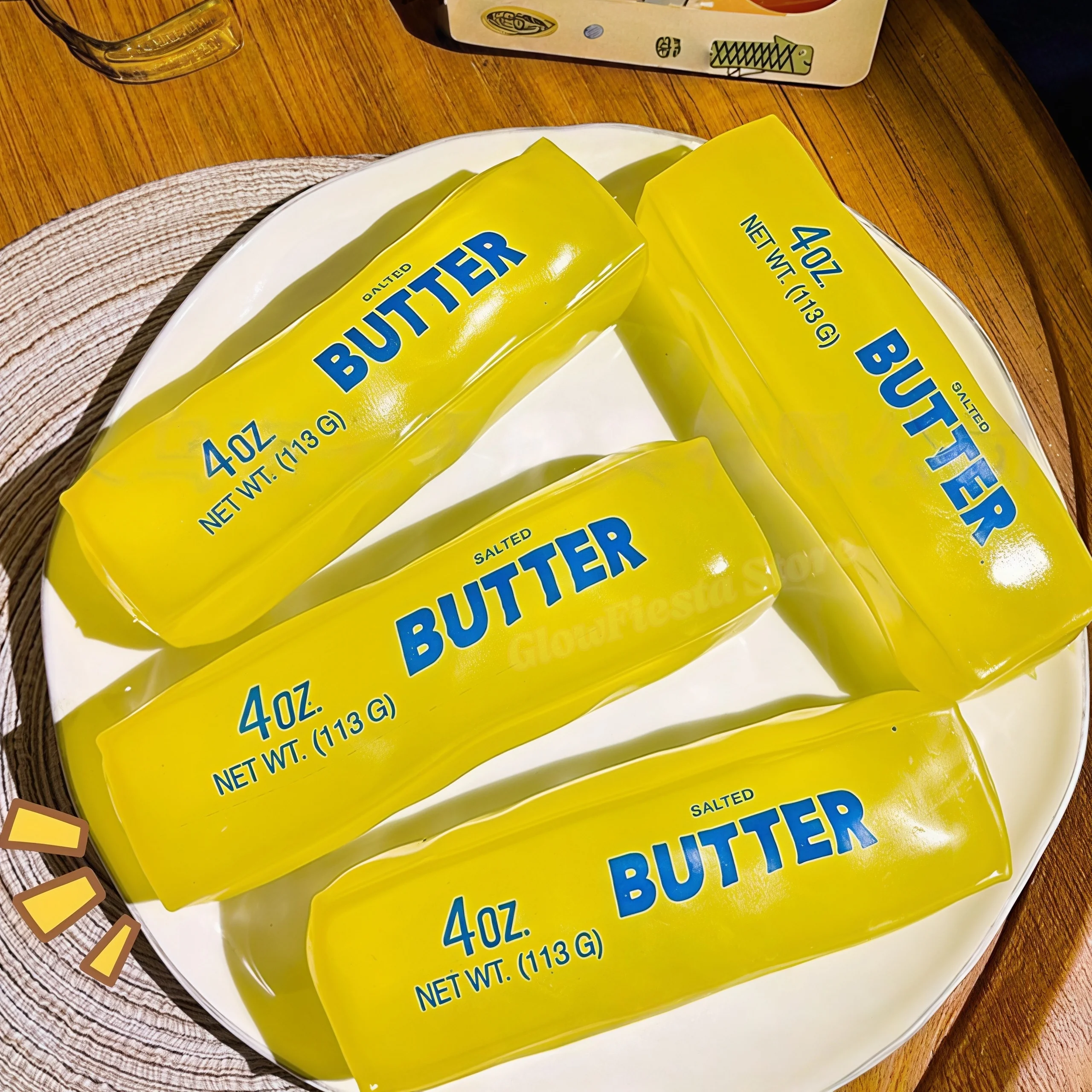 Formbarer Butter-Stick: Vaseline-gefülltes Stressabbau-Spielzeug, Butter-Käse-Riegel zum Quetschen, Fidget-Spielzeug zur Dekompression, Entspannungsspielzeug, Geschenk – Detail 8