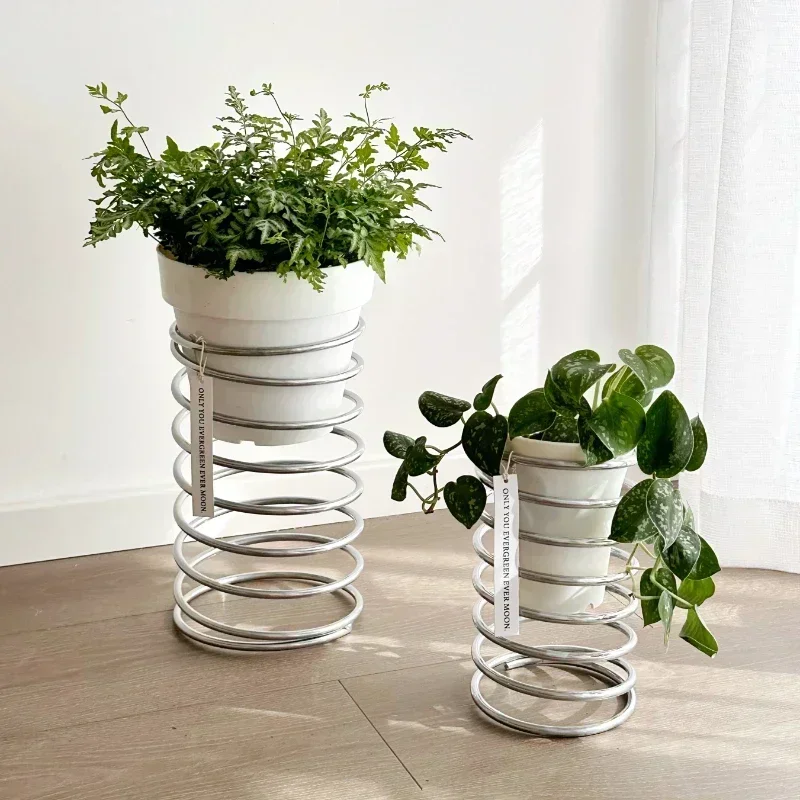 Creative Spring Flower Stand, Simple Modern Pots for Plants, Multi-color Optional, Heighten, Breathable Indoor Gardening