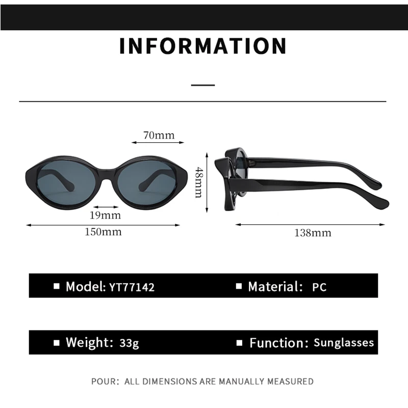 Moda clássica oval óculos de sol das mulheres dos homens tendência do vintage luxo óculos de sol festa condução viagem masculino feminino uv400