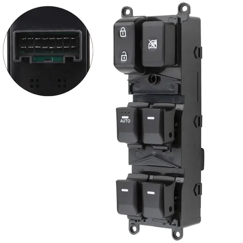 Imagen 2 del producto 93570-1W155 interruptor de ventana elevador eléctrico delantero izquierdo para Kia Rio (4 puertas) 2012 2013 2014 2015