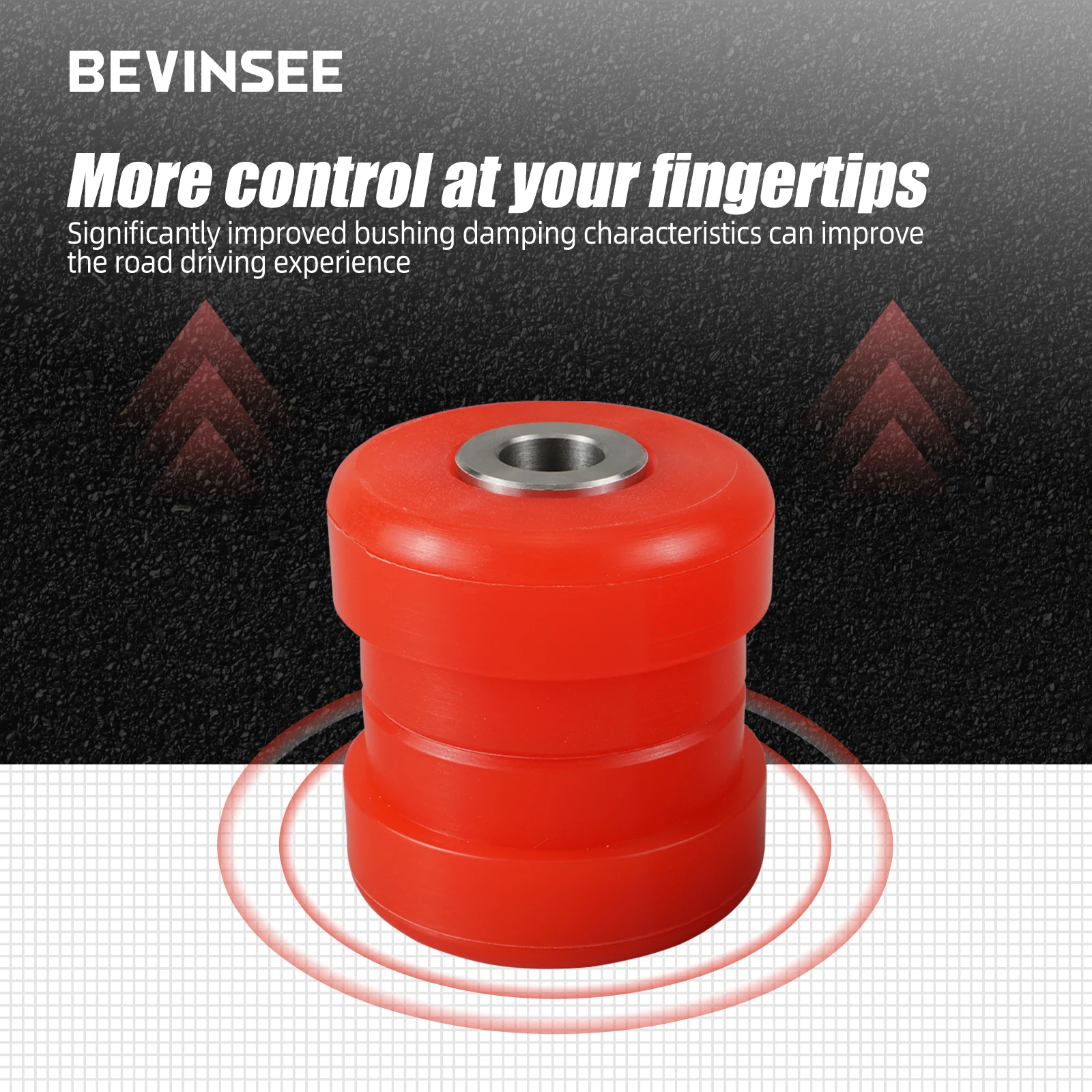 BEVINSEE Rear Upper Outer Control Arm Bushing for BMW E36 E46 Z4 E85 323i 325i 328i 330i