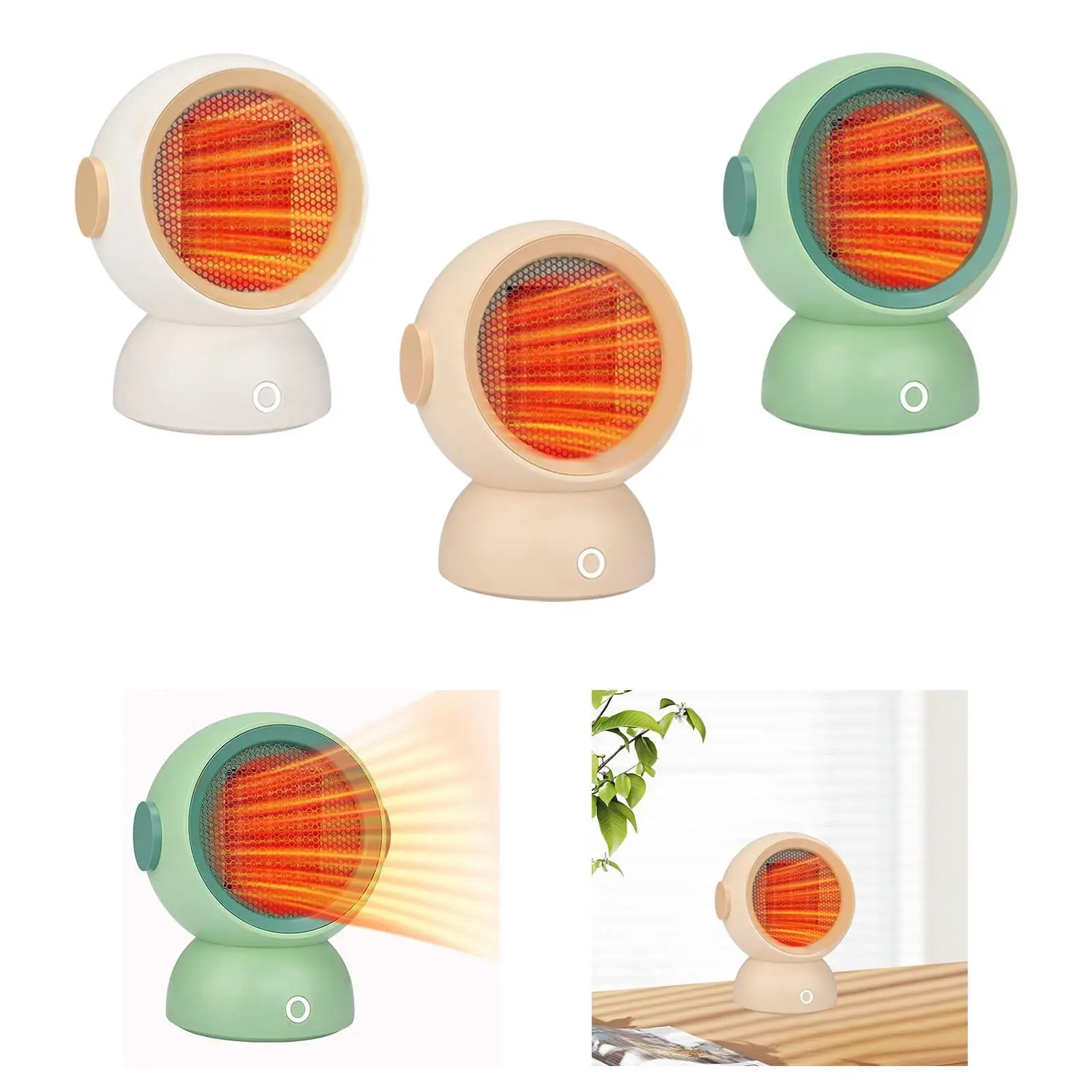 Chauffage électrique à pointe d'arrêt, 2 vitesses, pour usage intérieur, chambre à coucher, maison