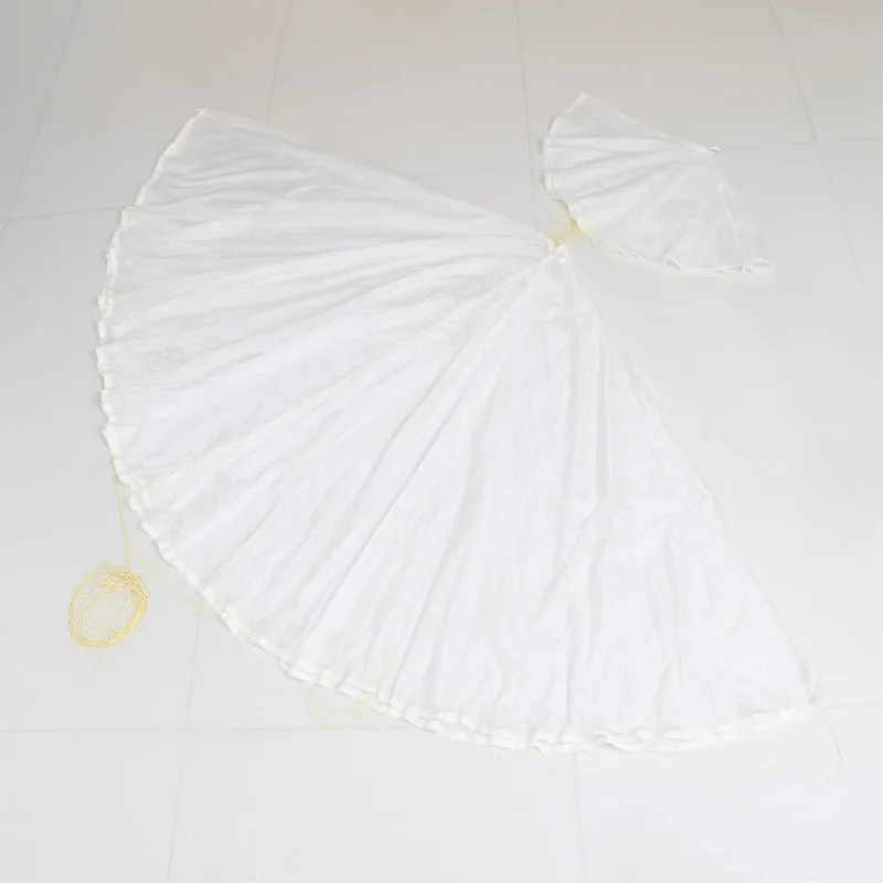 1PCS Load 5-20kg Round Shape Airdrop Parachute Parabolic Protection Parachute Head for Model Aircraft Landing Outdoor Flying
