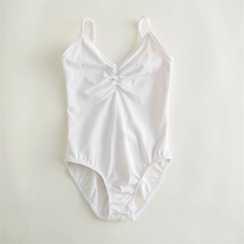 Hot Sale High Quality Camisole Training Dance Wear colorful cotton spandex Children Kids Girls Camisole Ballet Leotards for sale