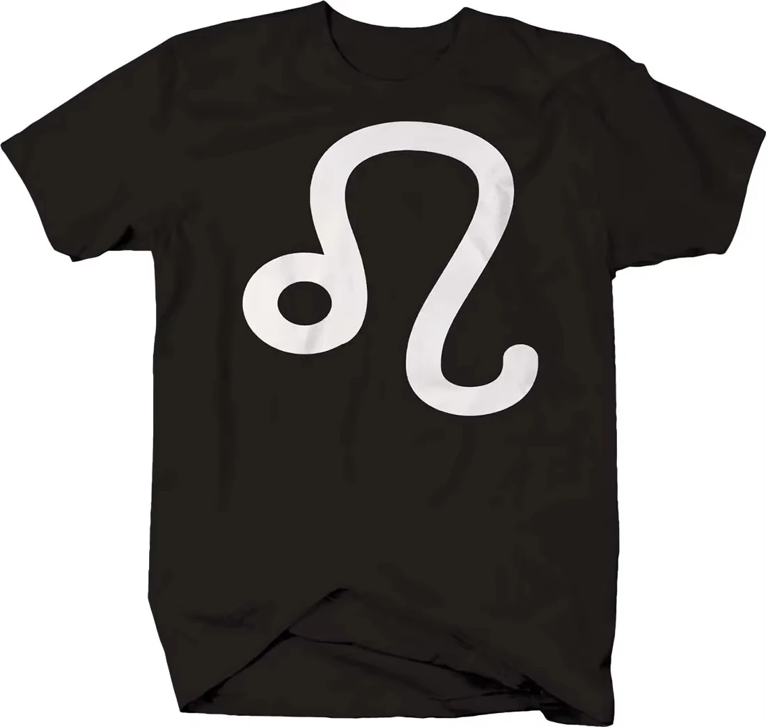 ليو الأسد رمز 23 أغسطس 22 تي شيرت علم التنجيم بعلامة زودياك. الصيف القطن قصير الأكمام س الرقبة رجل تي شيرت جديد S-3XL #2