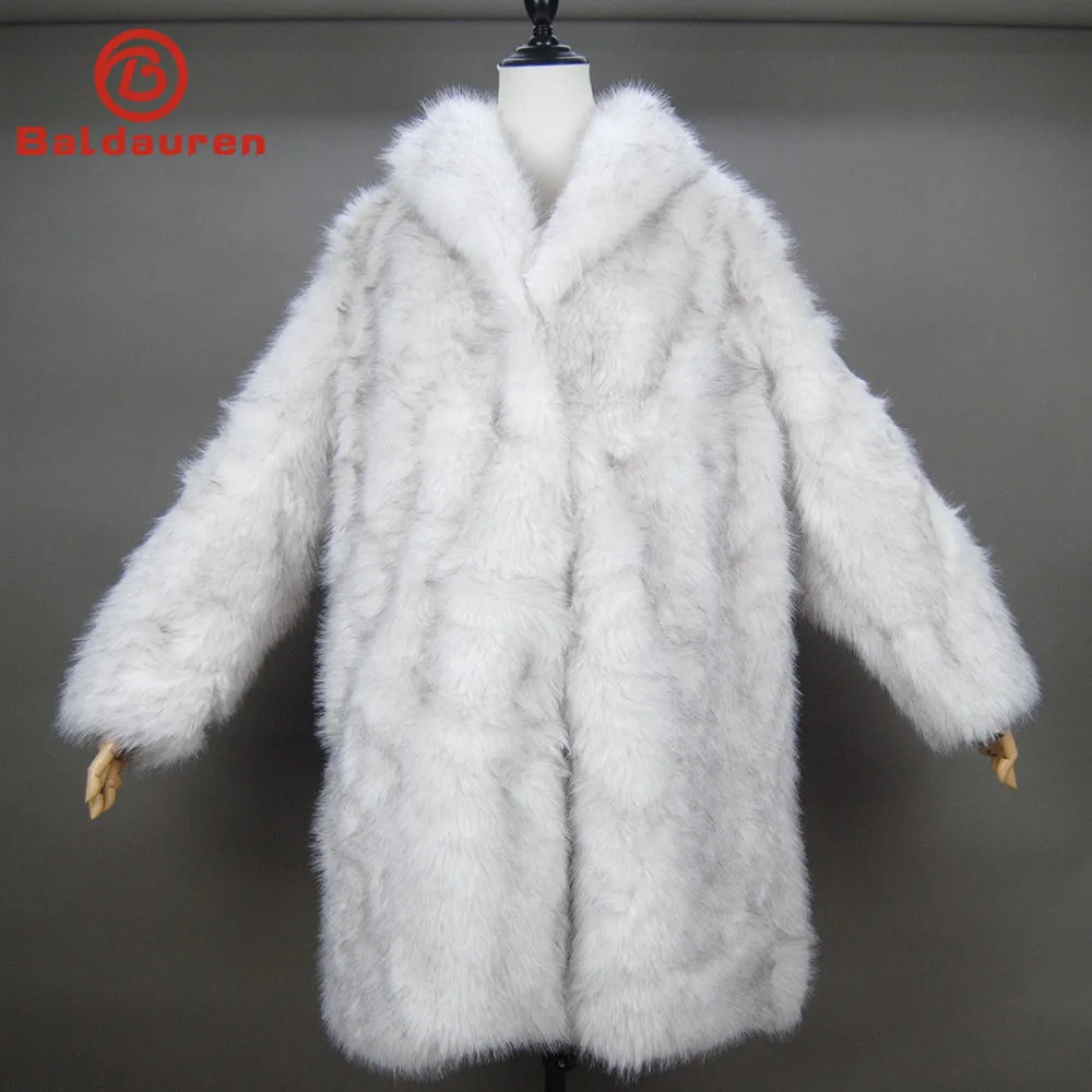 Fashion Warm Long Sleeves Lapel Coats Elegant Thicken Fur Coat For Women Casual Solid 2026 Winter New Lady Faux Fur Coat Street