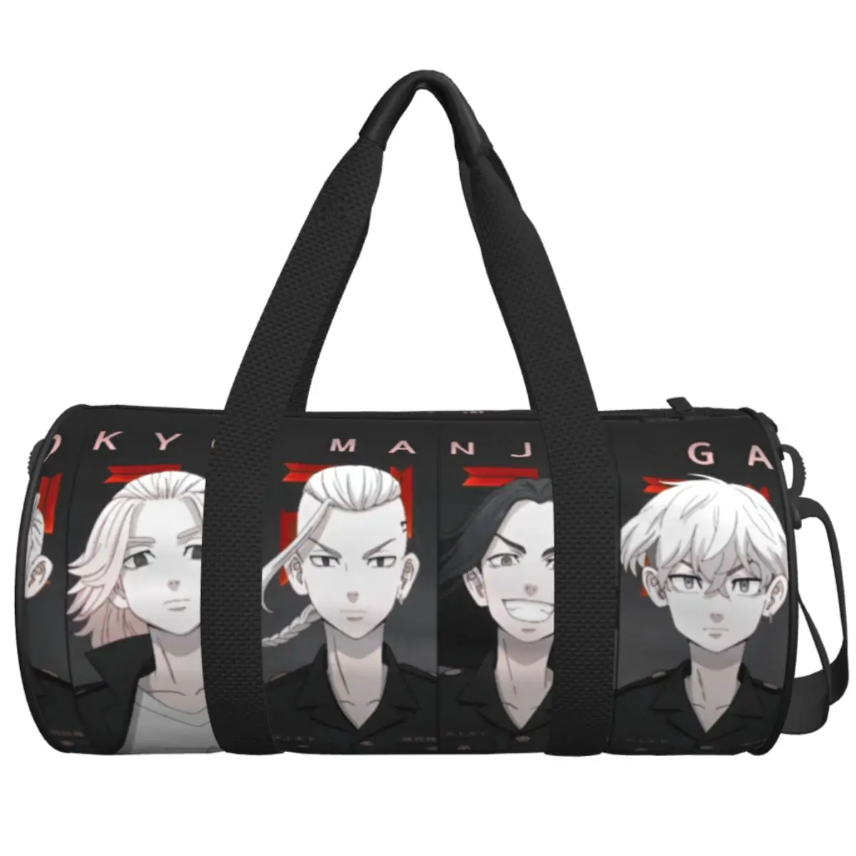 

Tokyo Ken Ryuguji Gym Bag Japanese Anime Training Sports Bags Couple Printed with Shoes Colorful Fitness Bag Weekend Handbags