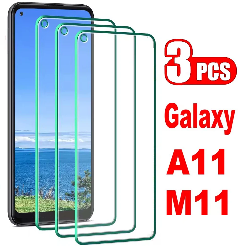 3Pcs Tempered Glass…