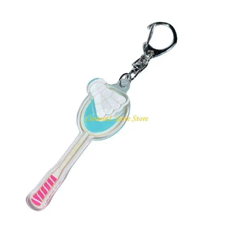 A3PC Basketball Keychain Bag Charm Stylish Car Keychains Swimming Pool Keyring
