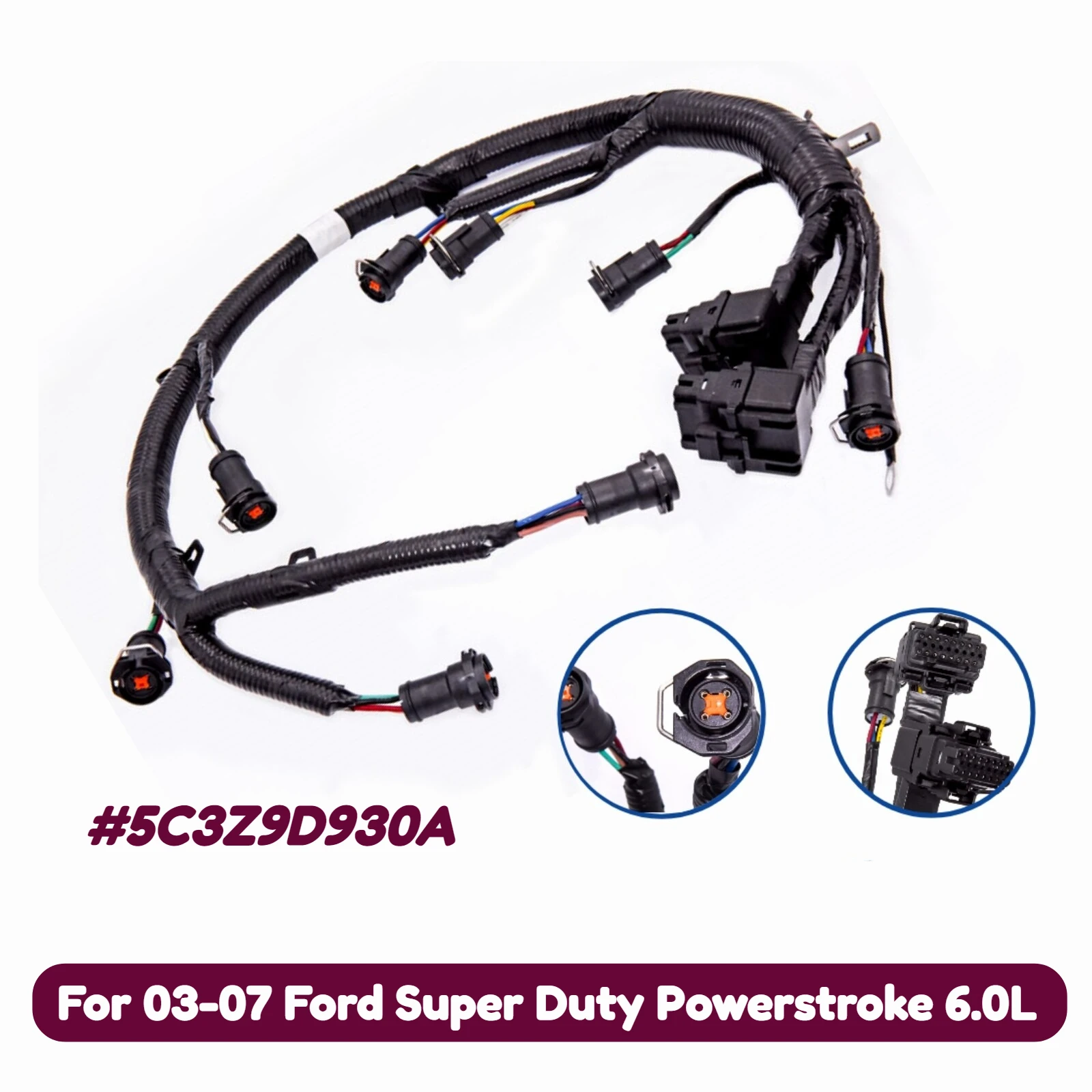 

NEW FICM Fuel Injector Wiring Harness for 03-07 Ford Super Duty Powerstroke 6.0L 5C3Z9D930A
