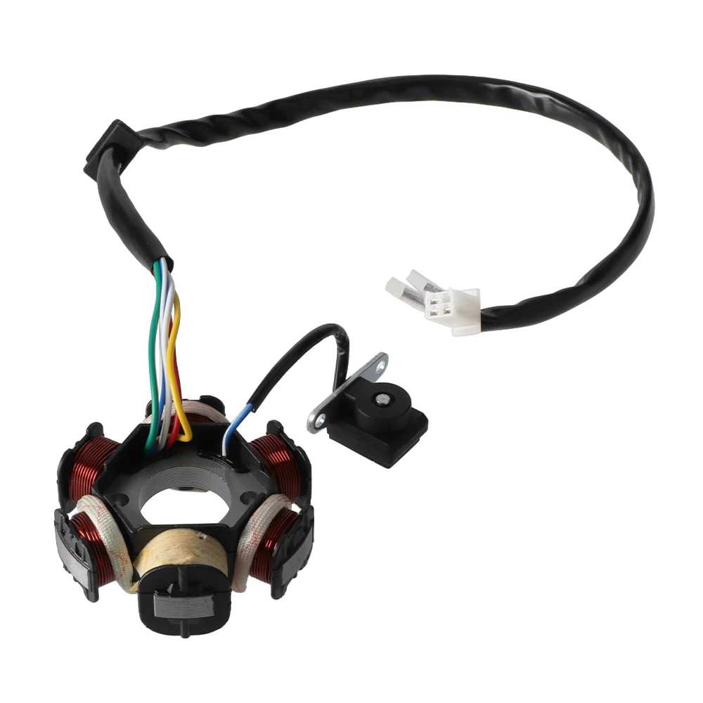 5 Wire AC 6 Pole Magneto Stator Coil For Chinese GY6 125cc 150cc Engine Scooter Moped ATV Go Kart TAOTAO Dune Buggy