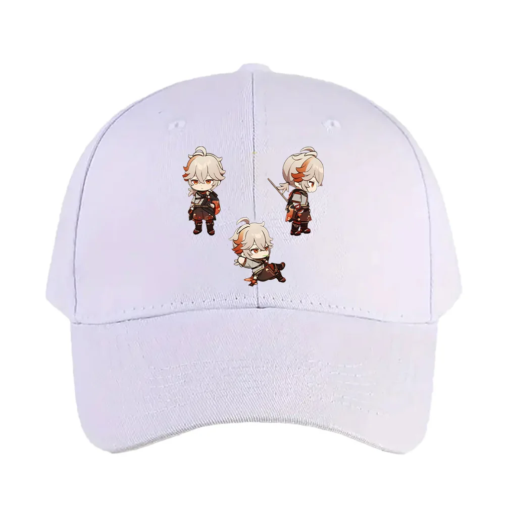 Kazuha Boat Genshin Impact Chibi woman man Adult Casual Fashion Baseball cap summer adjustable with Curved Brim sun hat