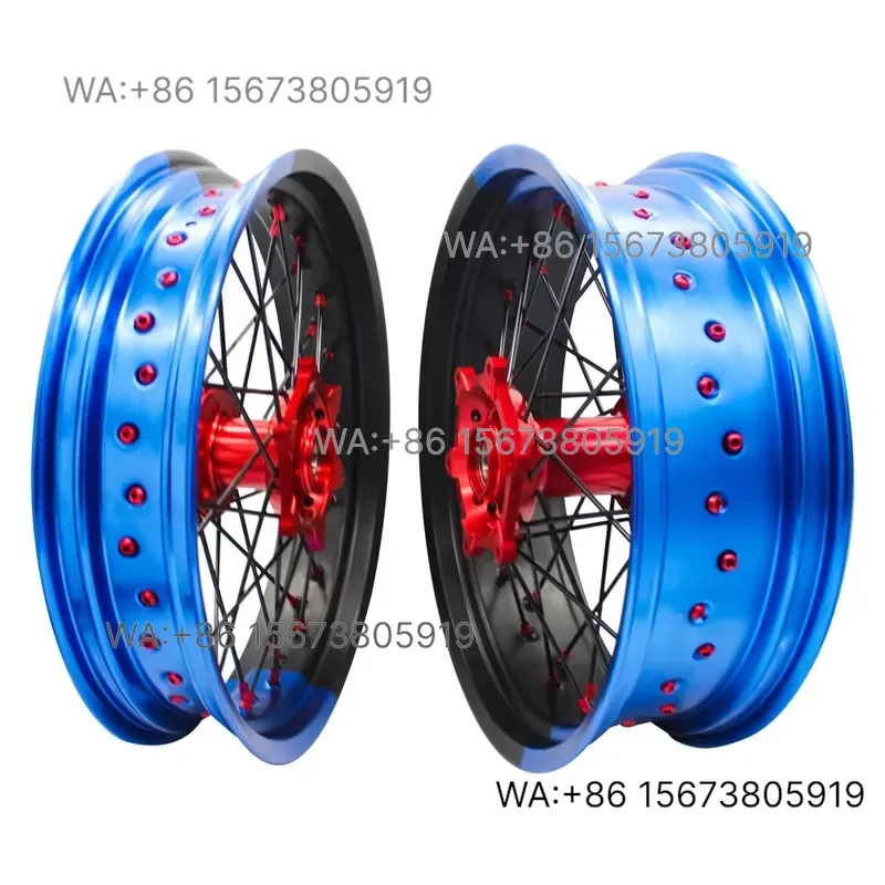For  Wmwmnu New Design Custom Aluminum Alloy 17 Inch 36 Spokes Motorcycle Wheels  YZF 250 450