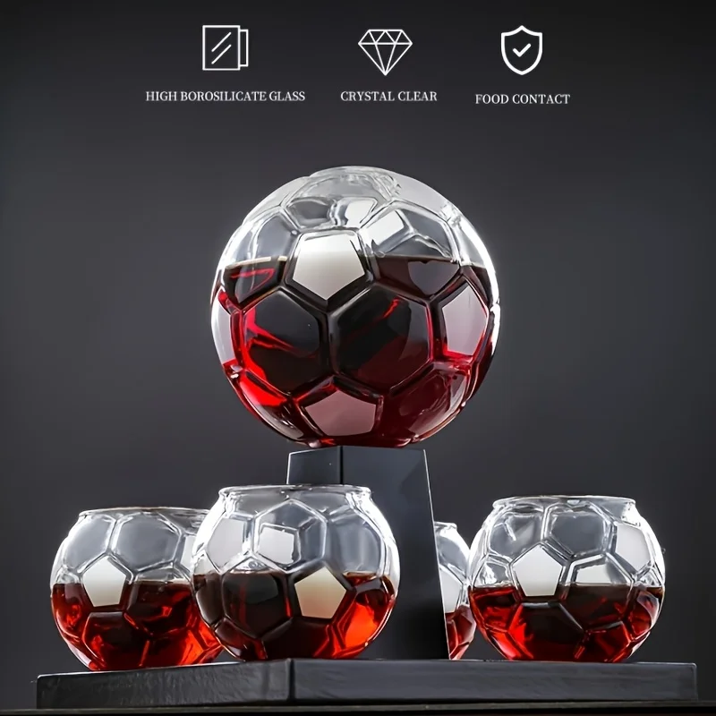 

Football-Shaped Whiskey Aerator Set – 4-Piece Pouring Tool with 30 oz Capacity, Fun Home Bar Accessory for Whiskey Lovers, Thoughtful Gift for Dad, Husband, or Him on Birthday, Valentine’s Day, Father’s Day, or Christmas – Stylish Drink Enhancer, Creative